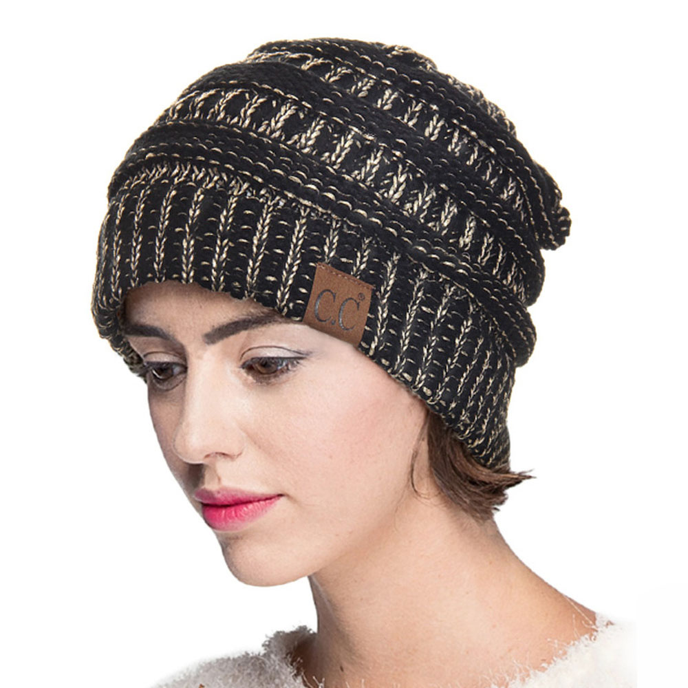 C.C Knitted Beanie Hat - Image 2