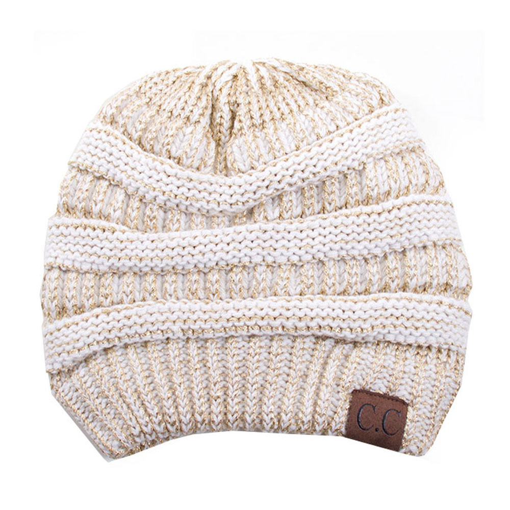C.C Knitted Beanie Hat