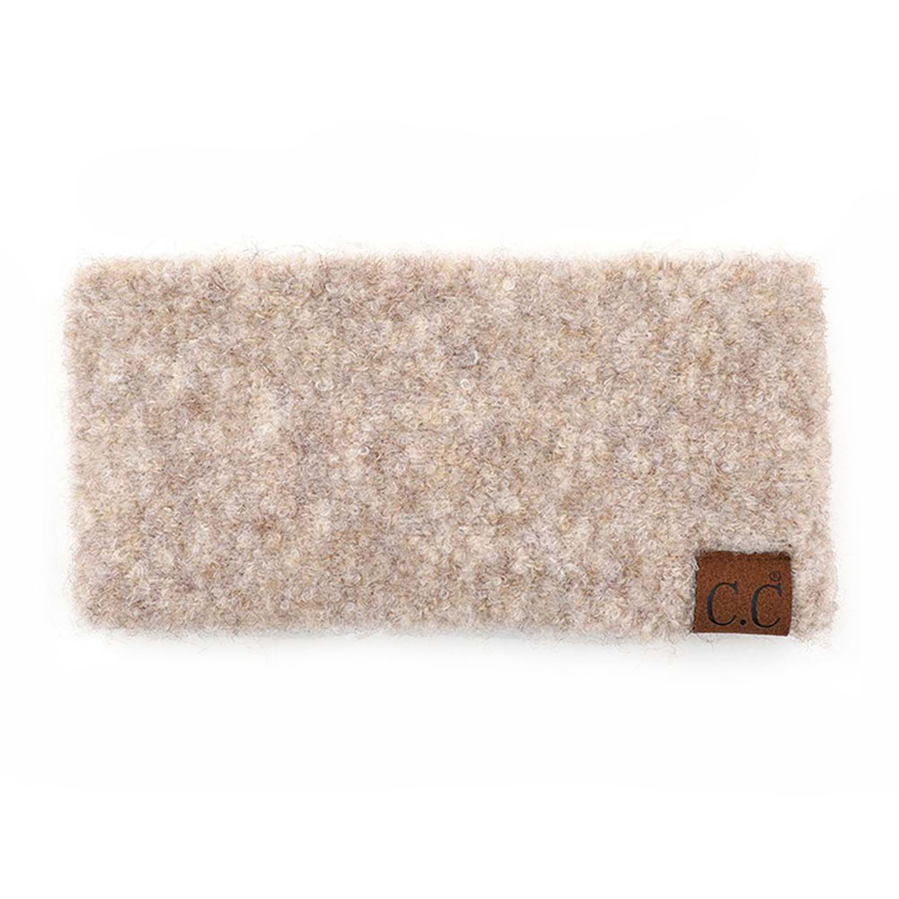 C.C Knitted Shearling Yarn Twisted Headwrap - Image 3