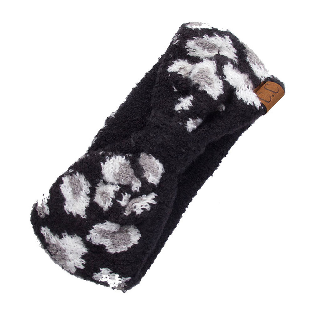 C.C Leopard Jacquard Knit Headband