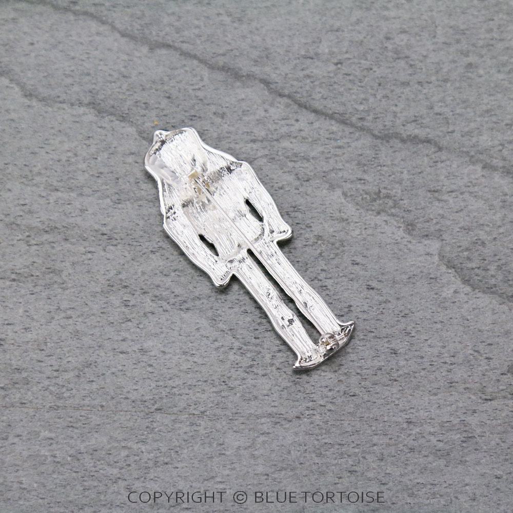 Christmas Nutcracker Brooch Pin - Image 2