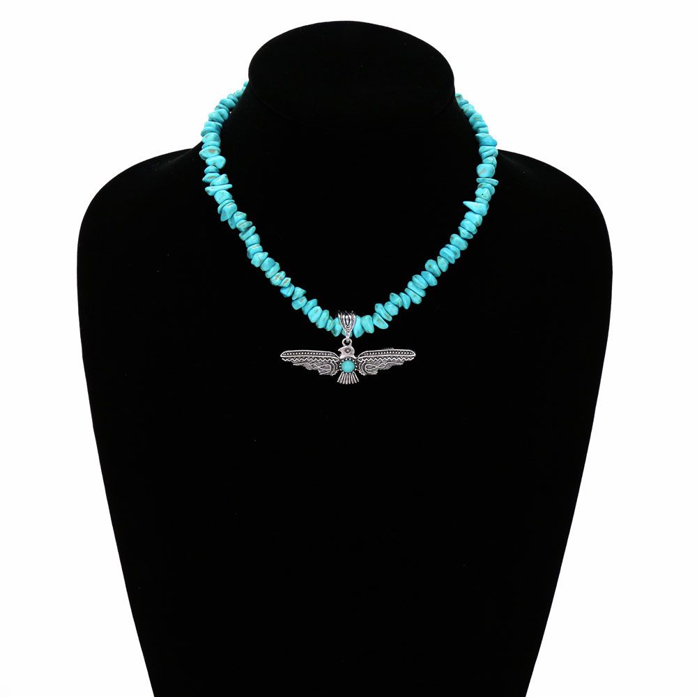 Thunderbird Chip Stone Necklace Set - Image 2