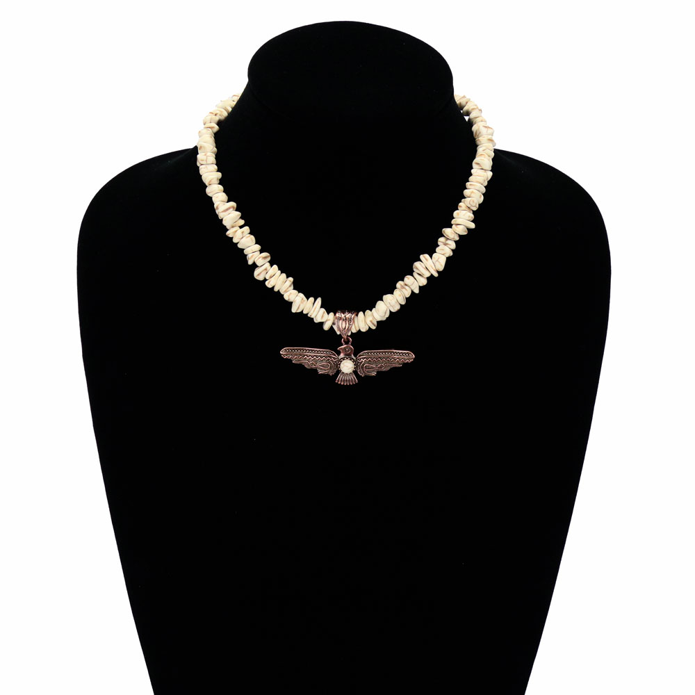 Thunderbird Chip Stone Necklace Set - Image 2