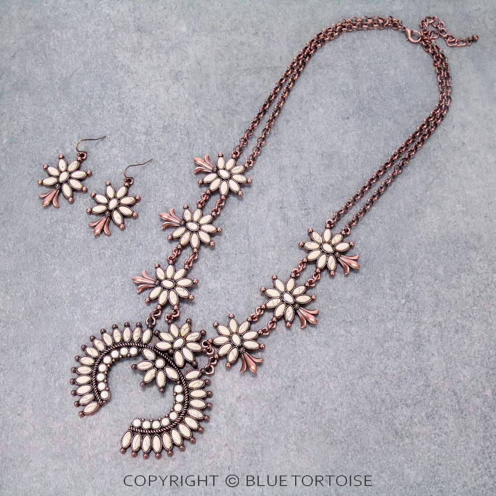 Squash Blossom Necklace Set