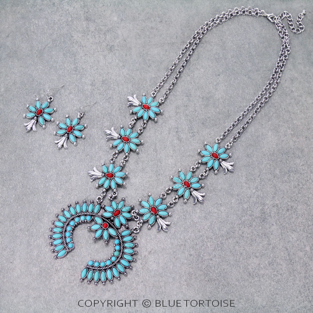 Squash Blossom Necklace Set