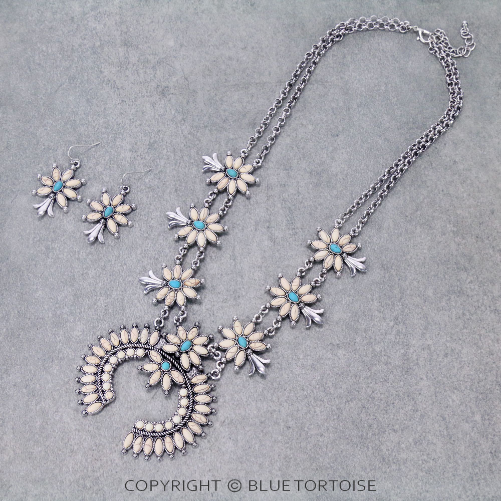 Squash Blossom Necklace Set