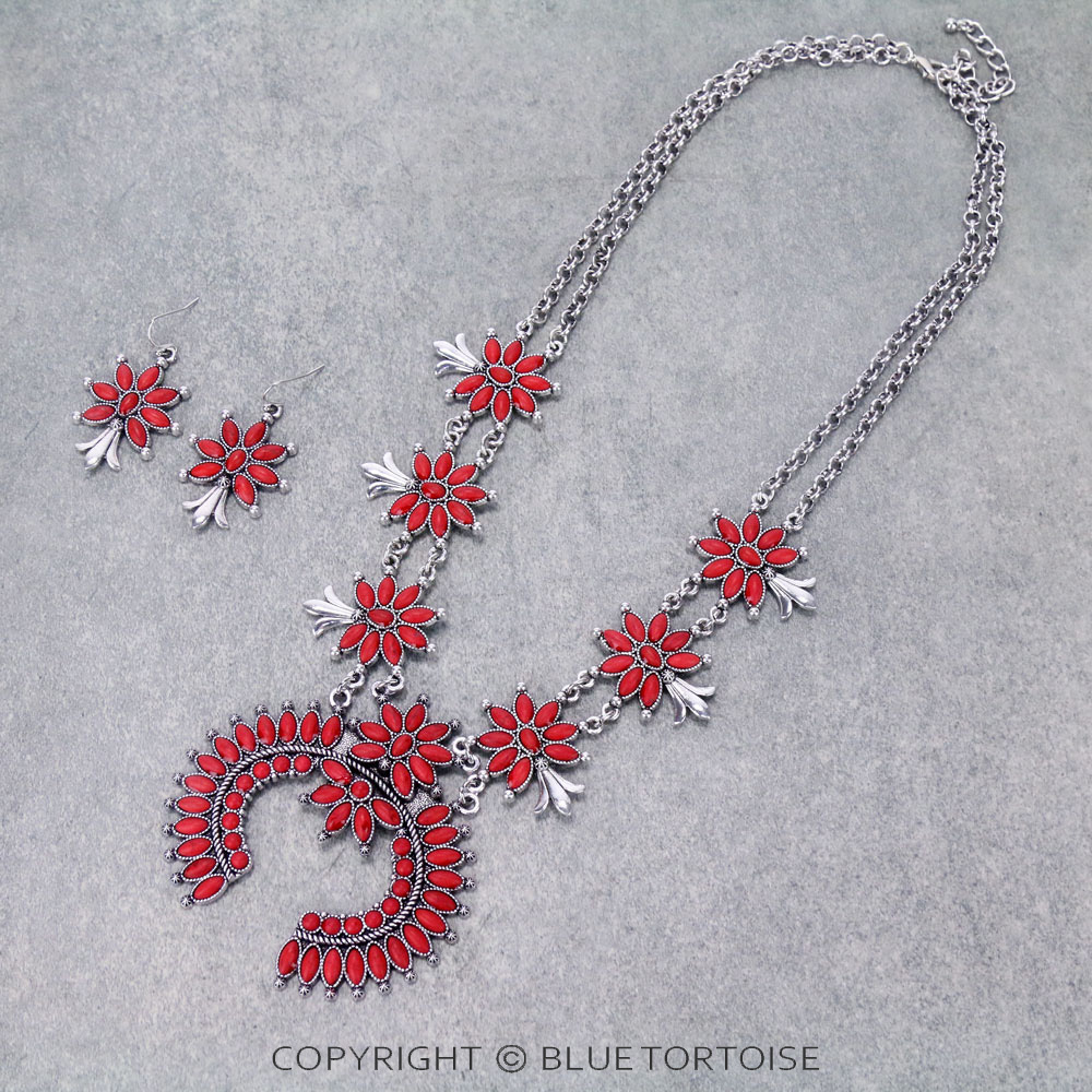 Squash Blossom Necklace Set