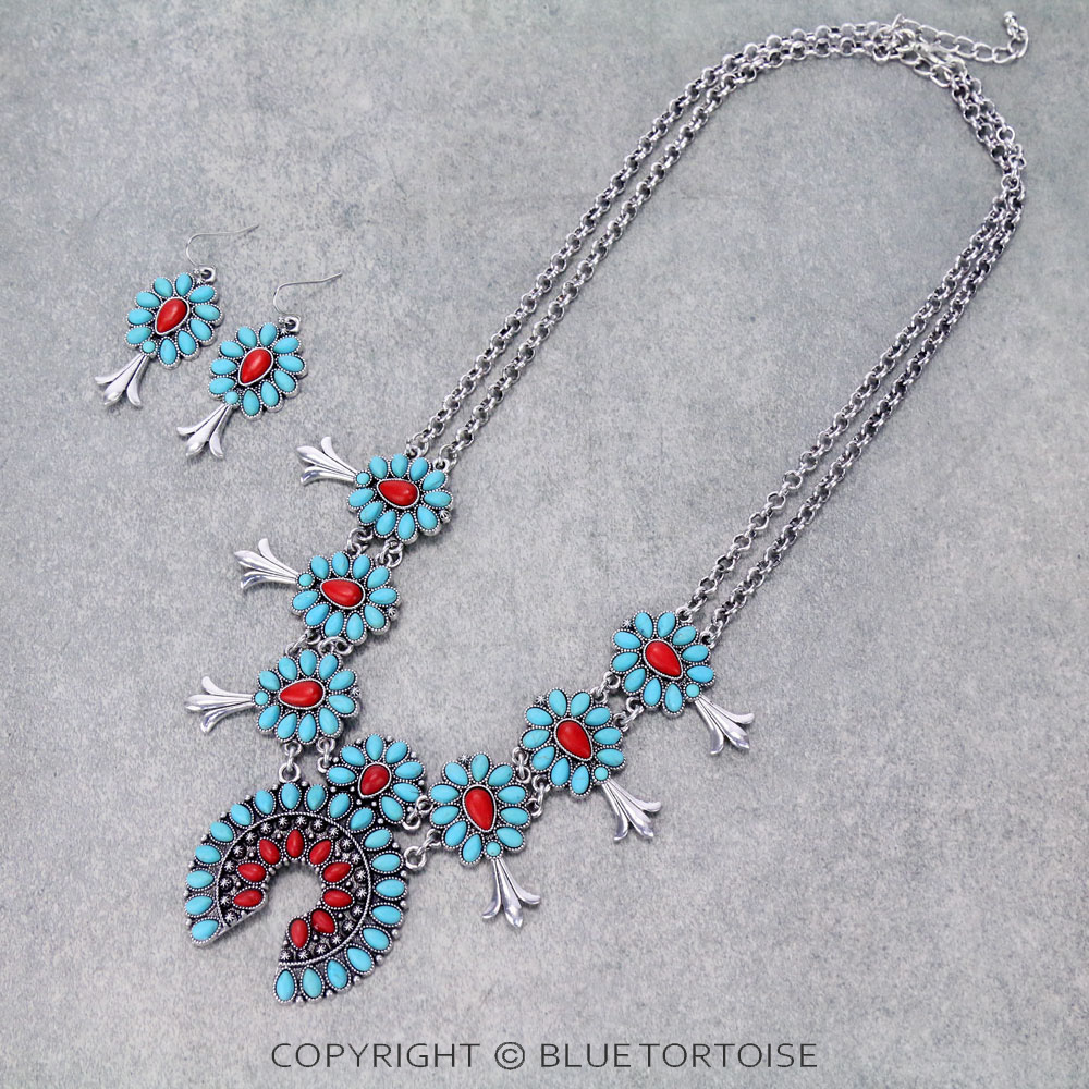 Squash Blossom Necklace Set