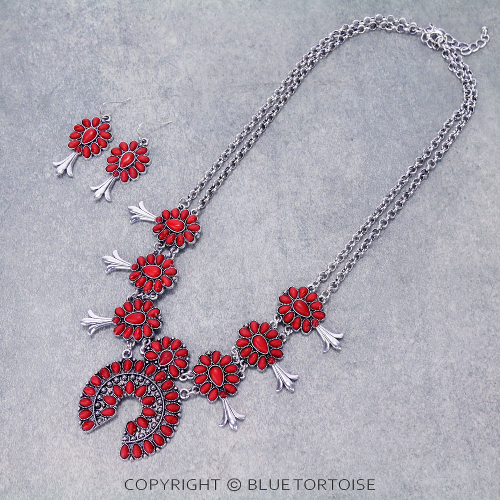 Squash Blossom Necklace Set