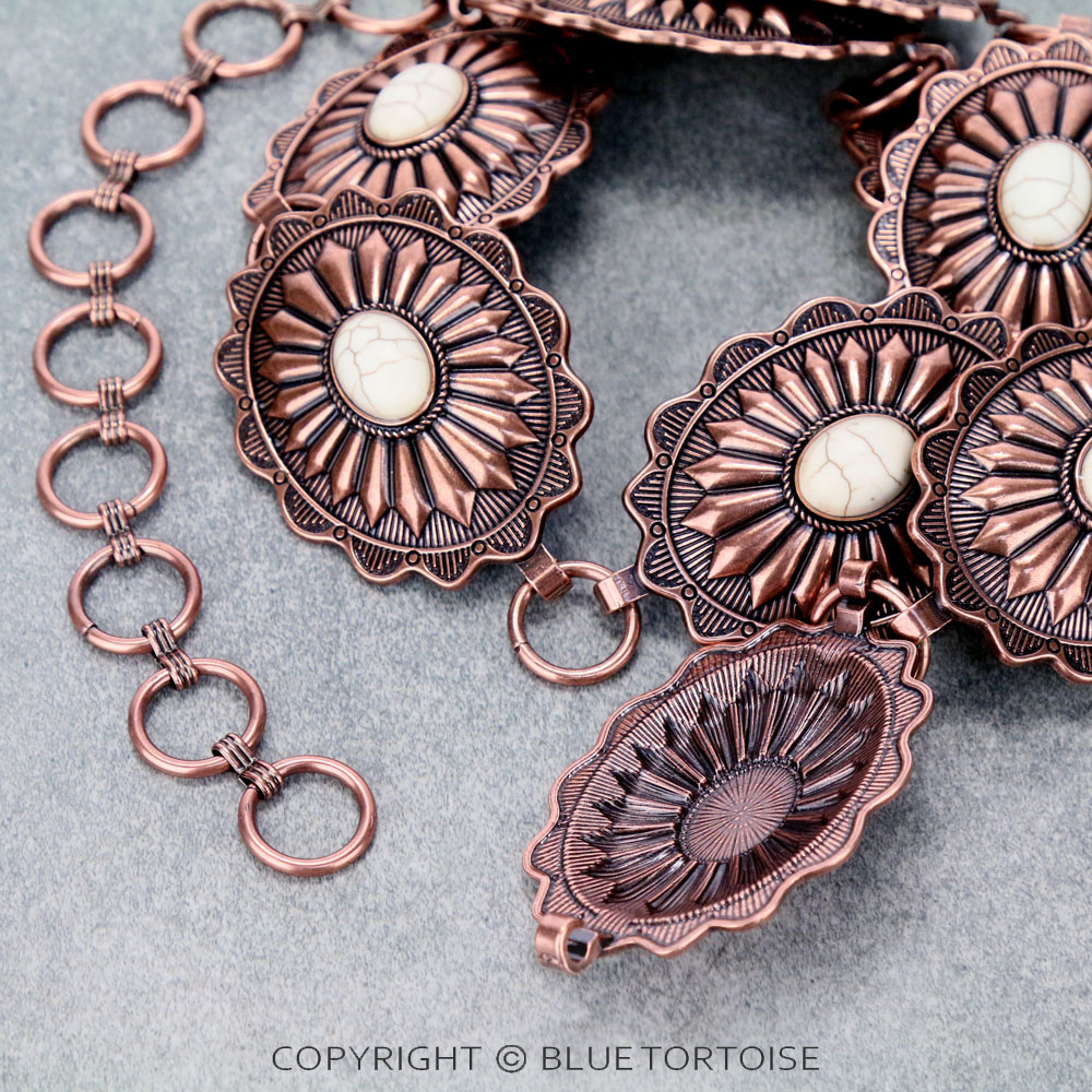 Western Concho with Stone Belt S/M - Image 3