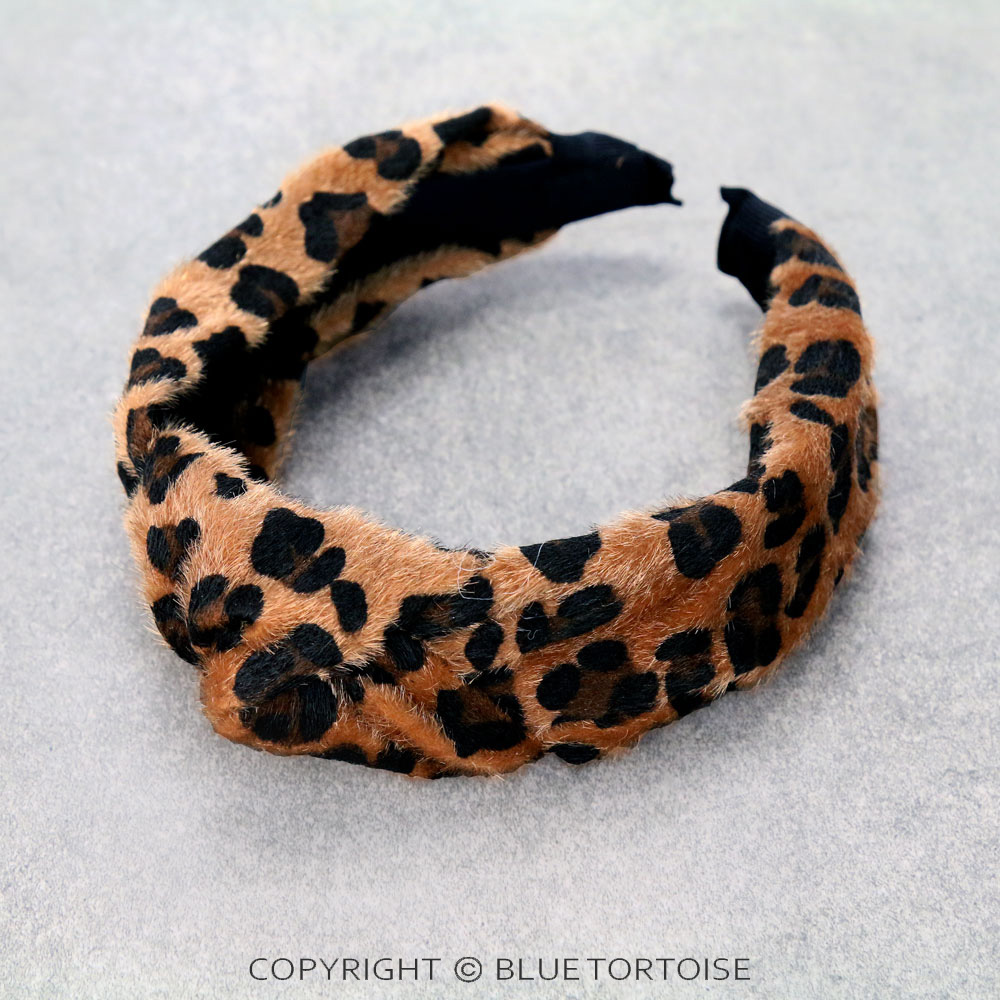 Western Animal Leather Headband