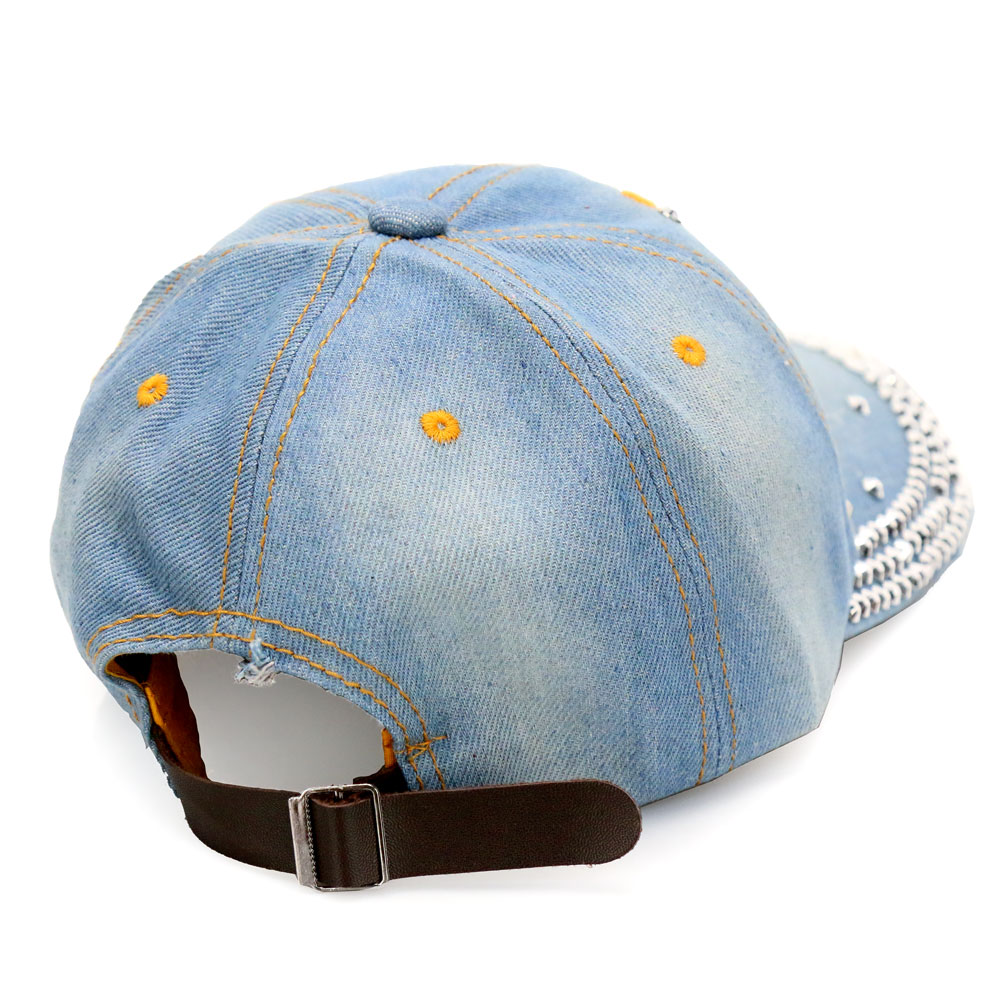 Cross Rhinestone Cap - Image 3