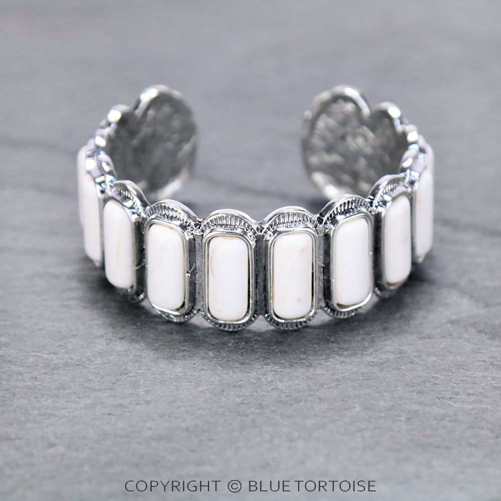 Western Style Stone Cuff Bracelet