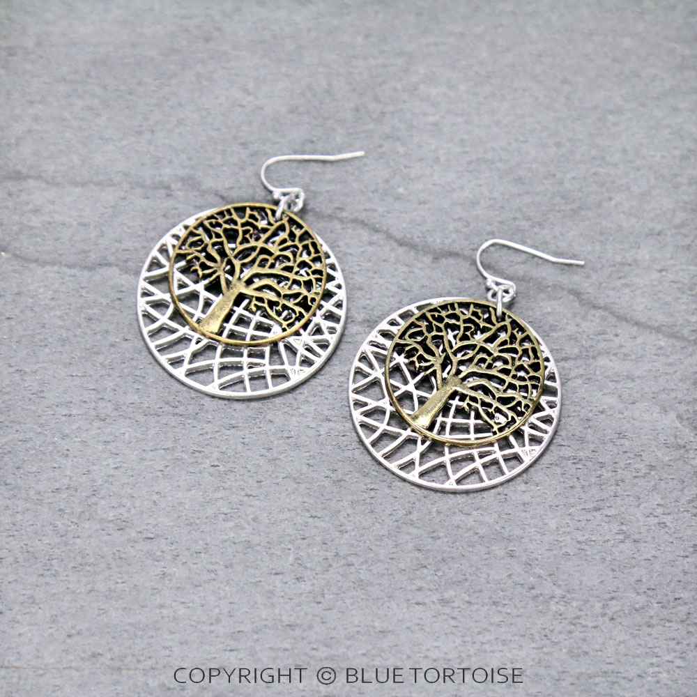 Tree of Life Dangle Earrings