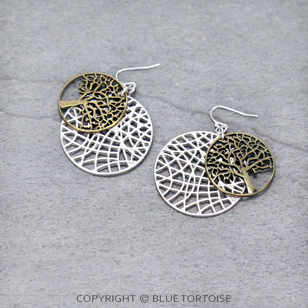 Tree of Life Dangle Earrings - Image 3