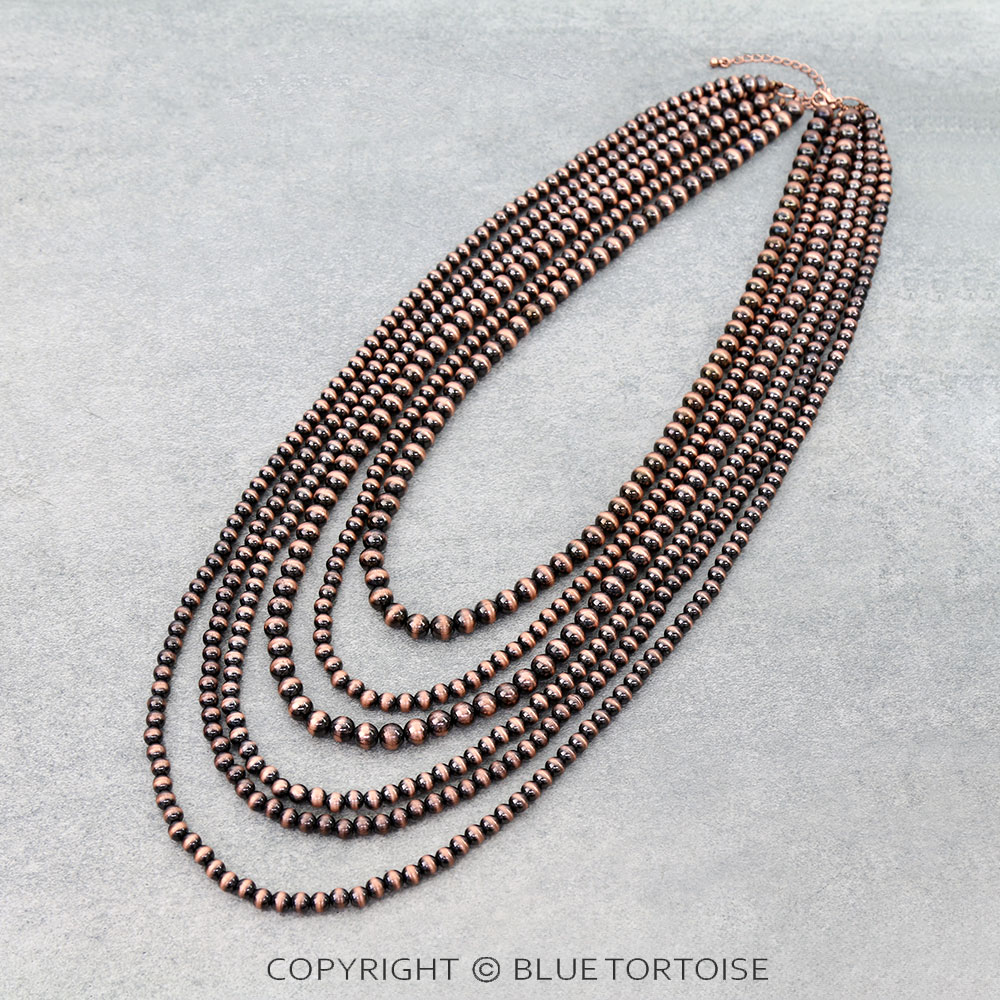 Navajo Style Pearl Necklace