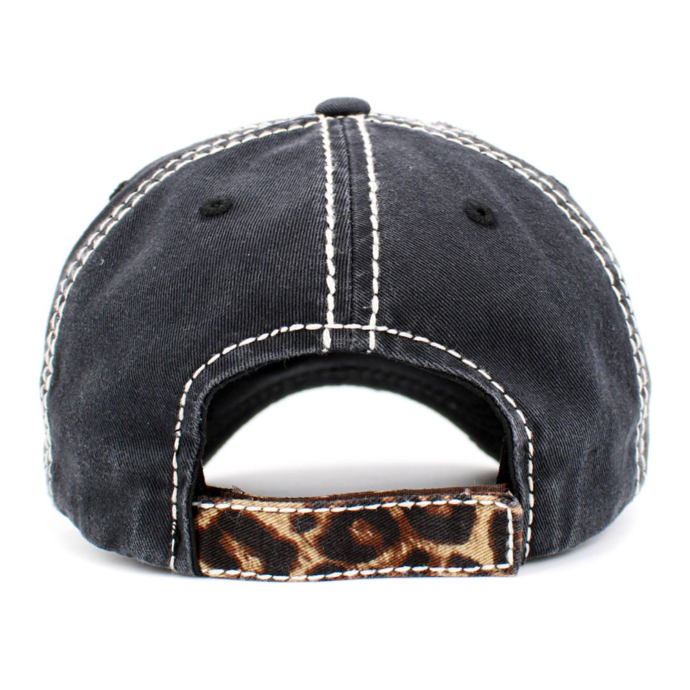 "Baseball Babe" Washed Vintage Ball Cap - Image 3