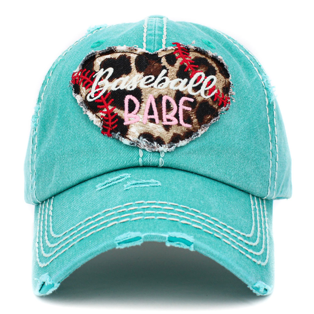 "Baseball Babe" Washed Vintage Ball Cap