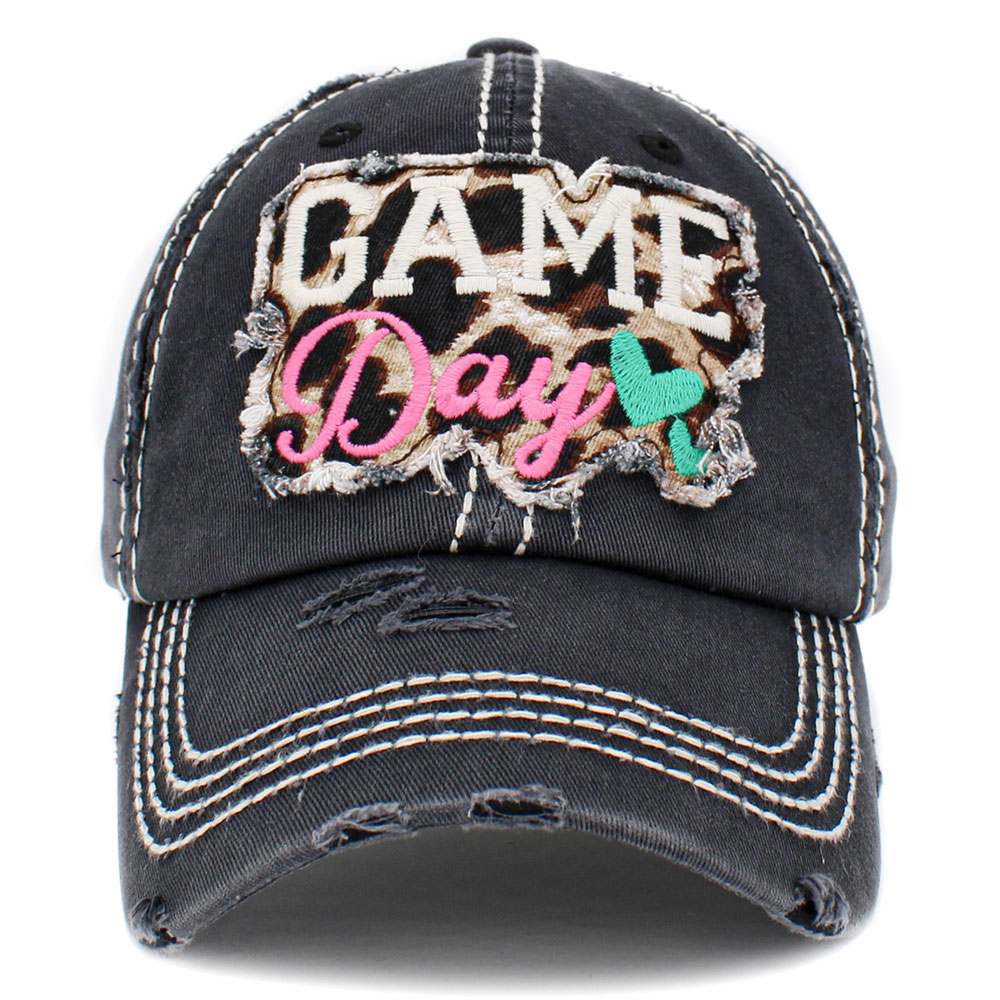 "Game Day" Washed Vintage Ballcap