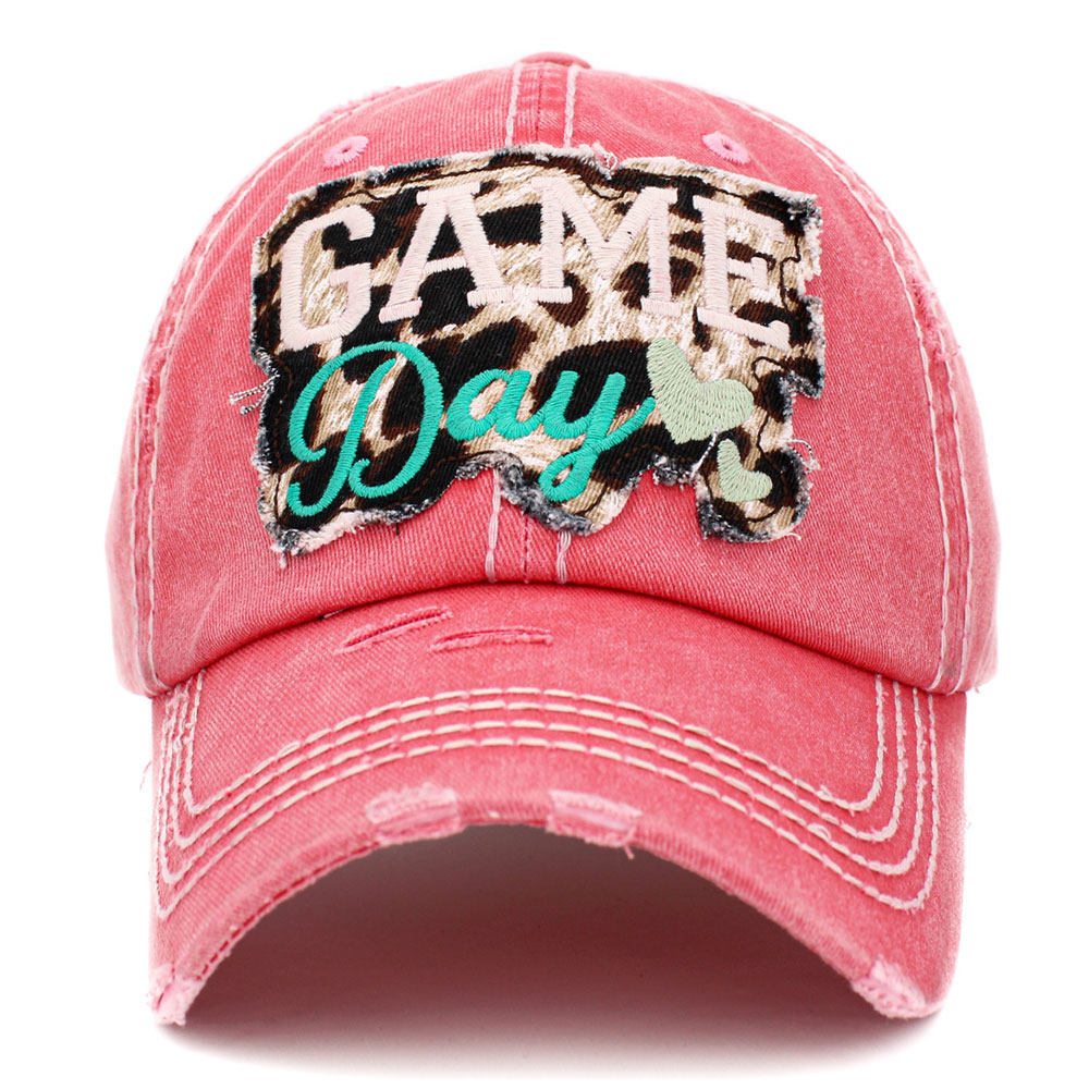 "Game Day" Washed Vintage Ballcap
