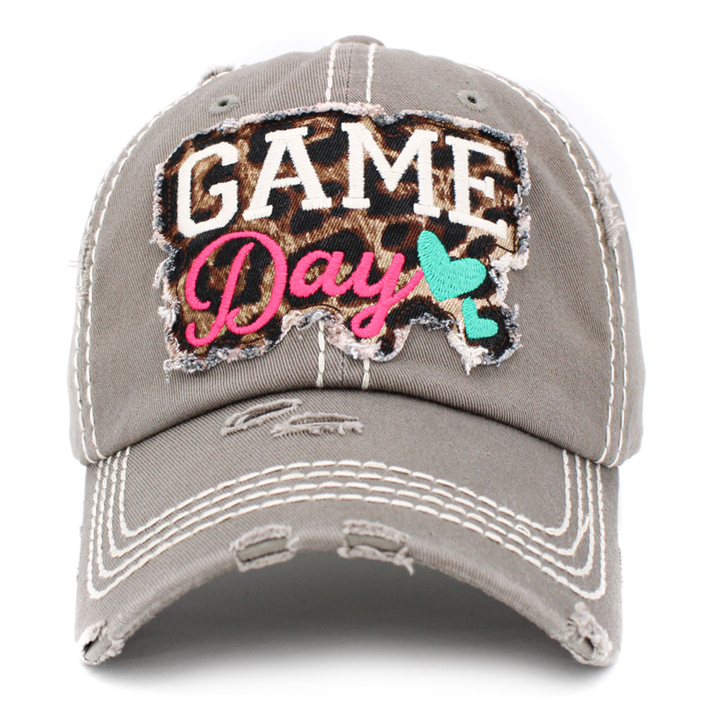 "Game Day" Washed Vintage Ballcap