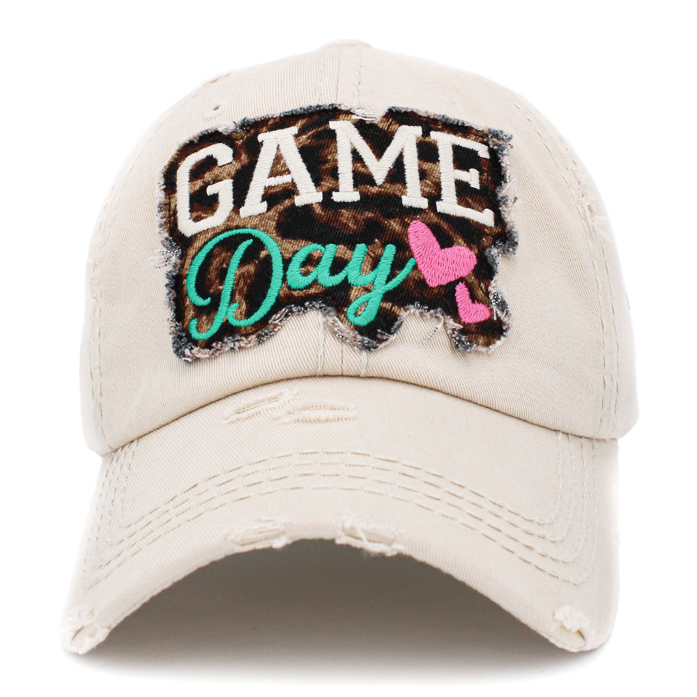 "Game Day" Washed Vintage Ballcap