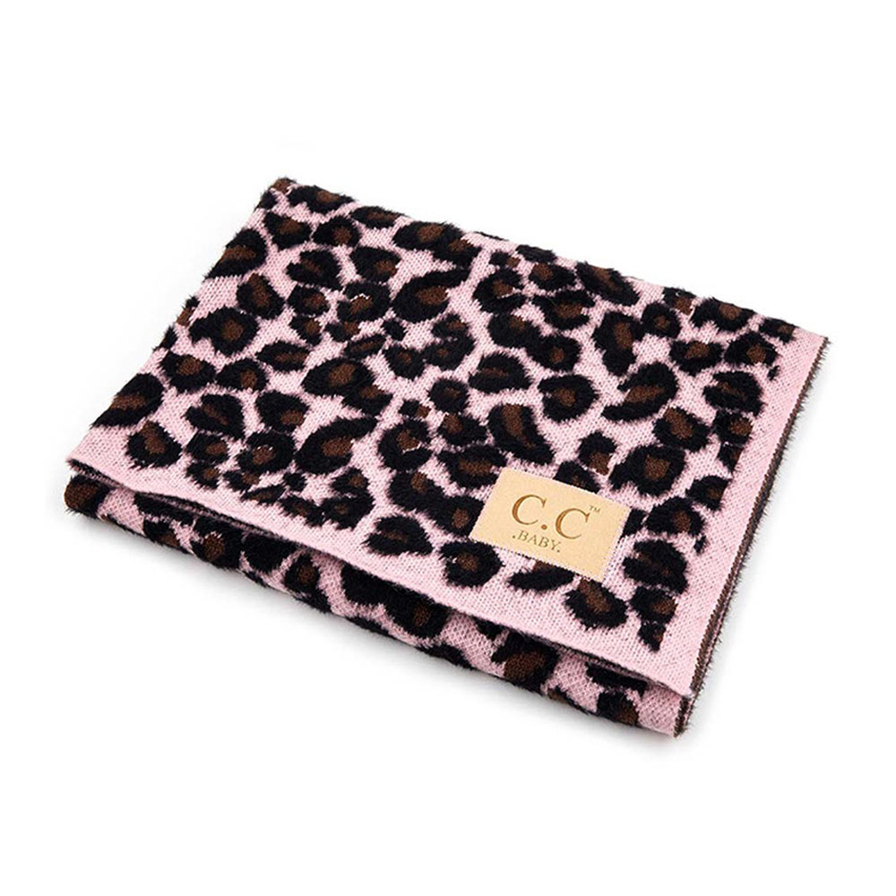 C.C Leopard Stroller Baby Blanket