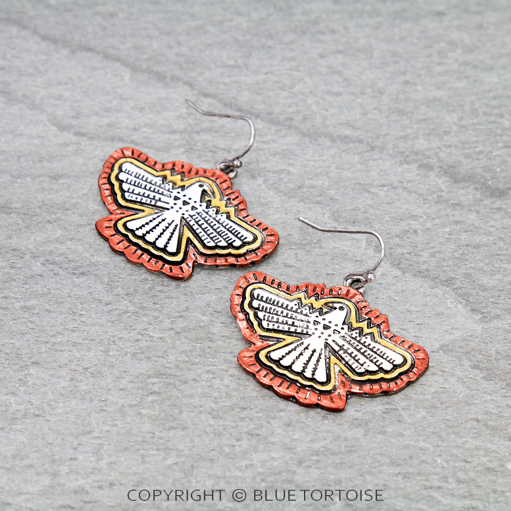 Western Thunderbird Dangle Earrings
