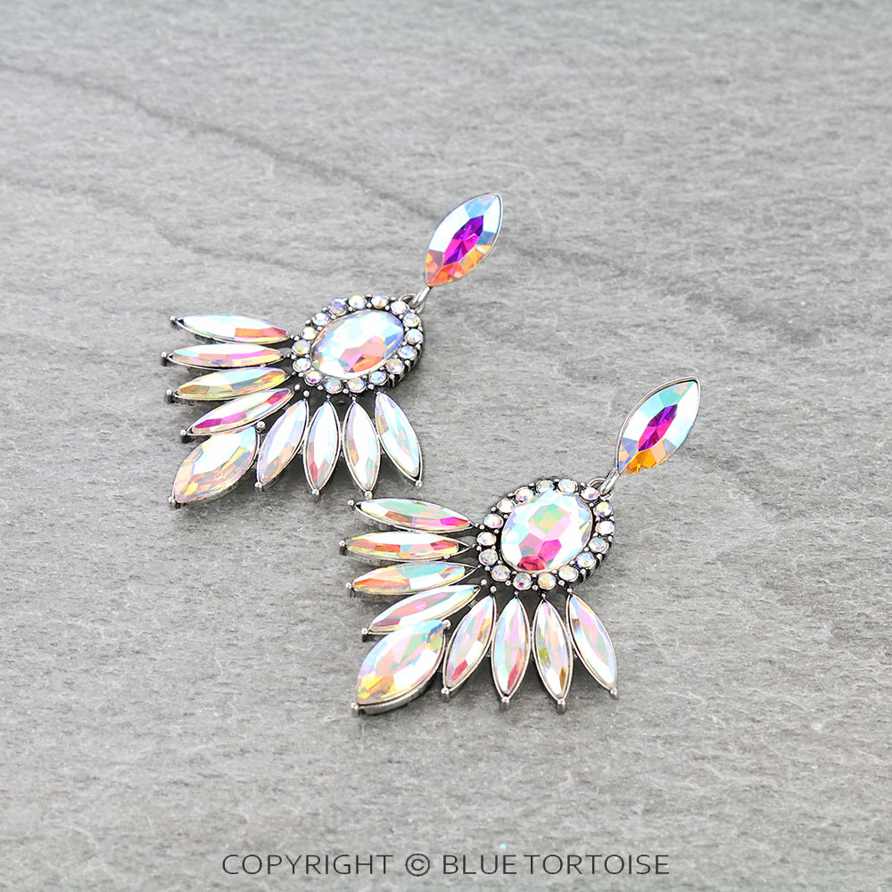 Western Style Stone Stud Earrings