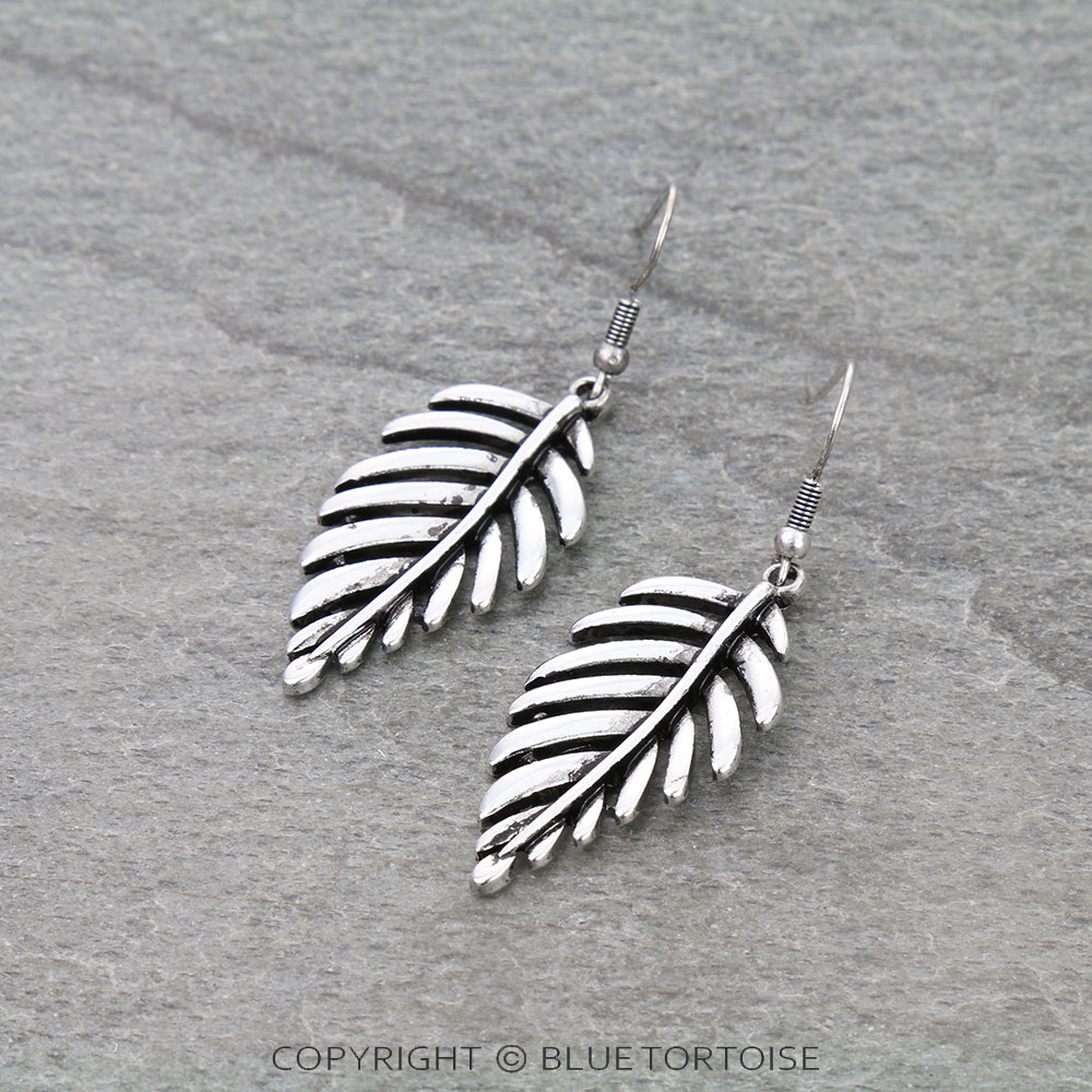 Western Leaf Dangle Earrings