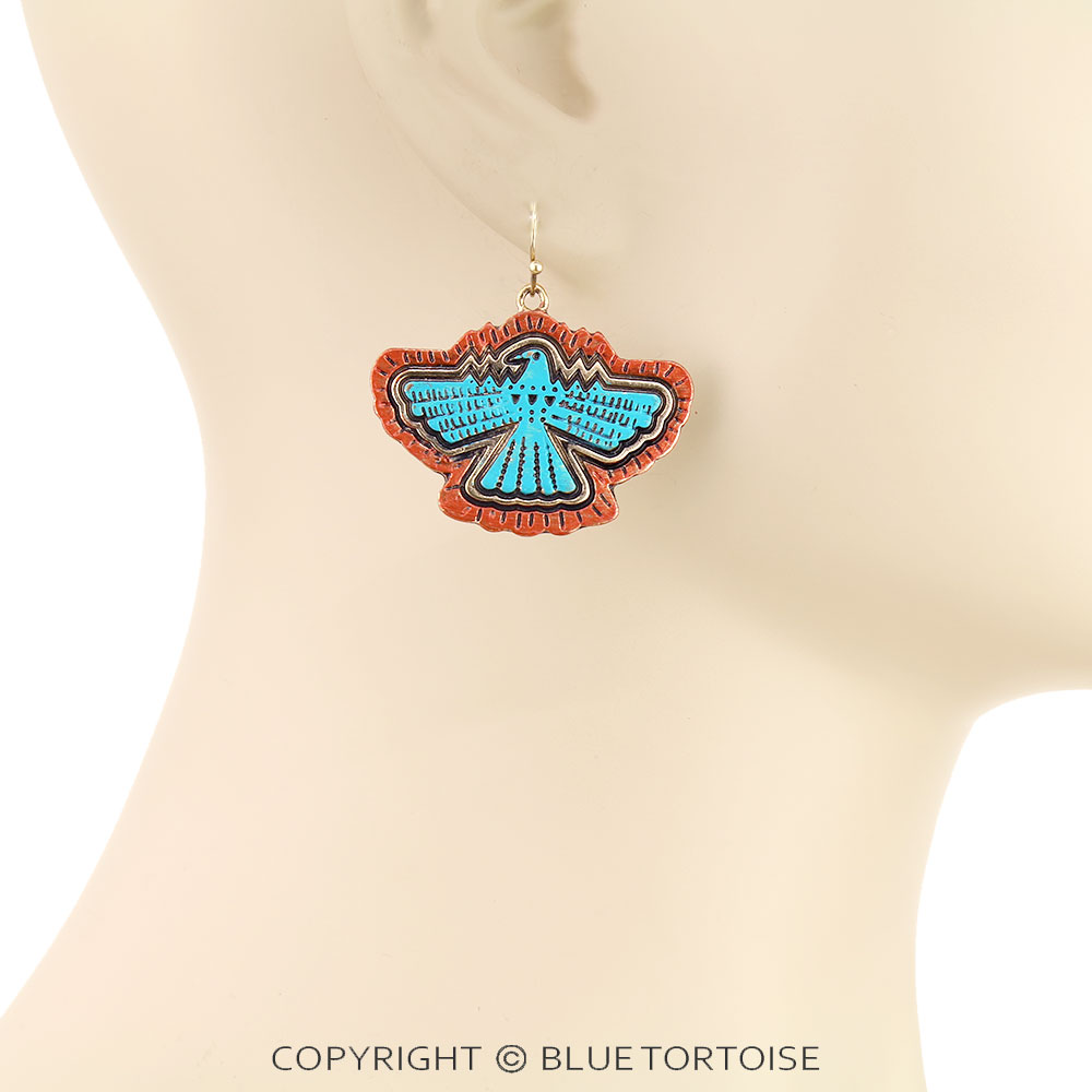 Western Thunderbird Dangle Earrings - Image 2