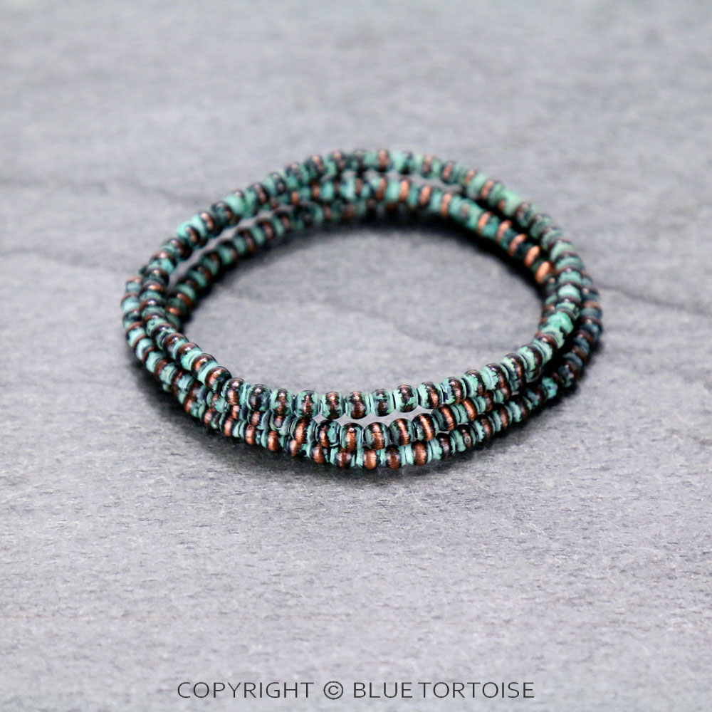Navajo Style Pearl Stackable Bracelet