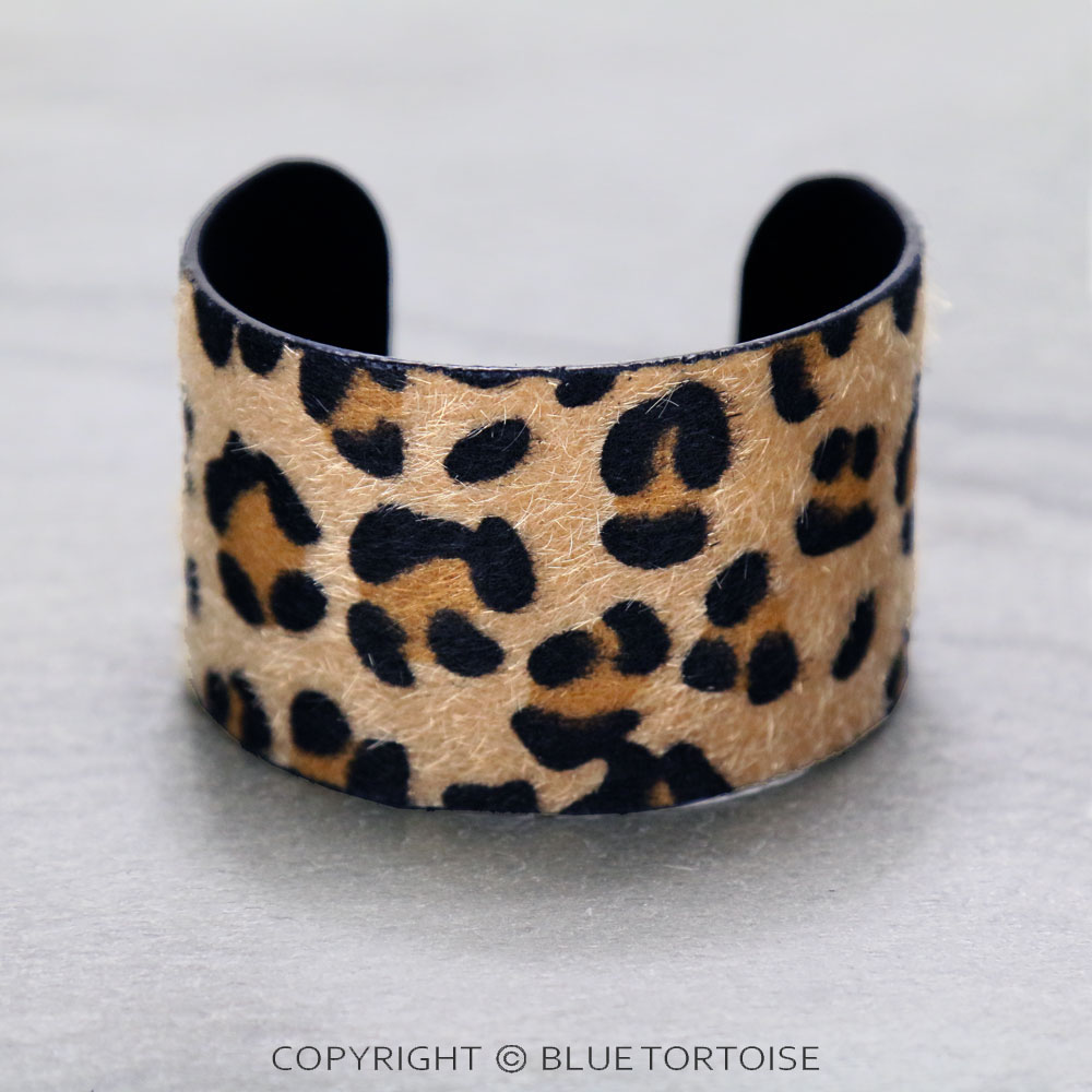 Faux Animal Fur Cuff Bracelet