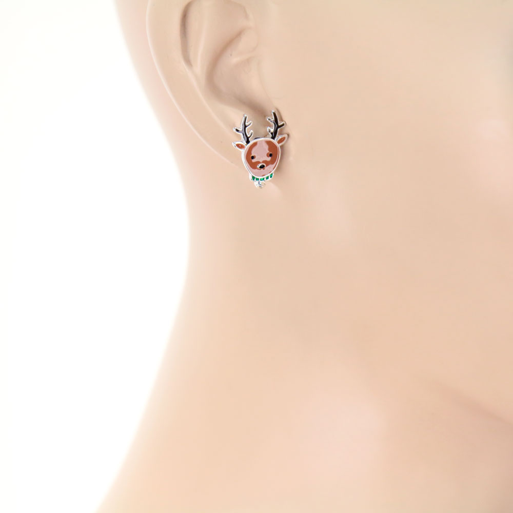 Christmas 3 Pair Epoxy Earring Set - Image 2