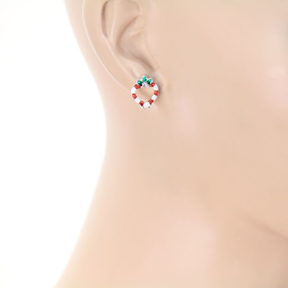 Christmas 3 Pair Epoxy Earring Set - Image 4