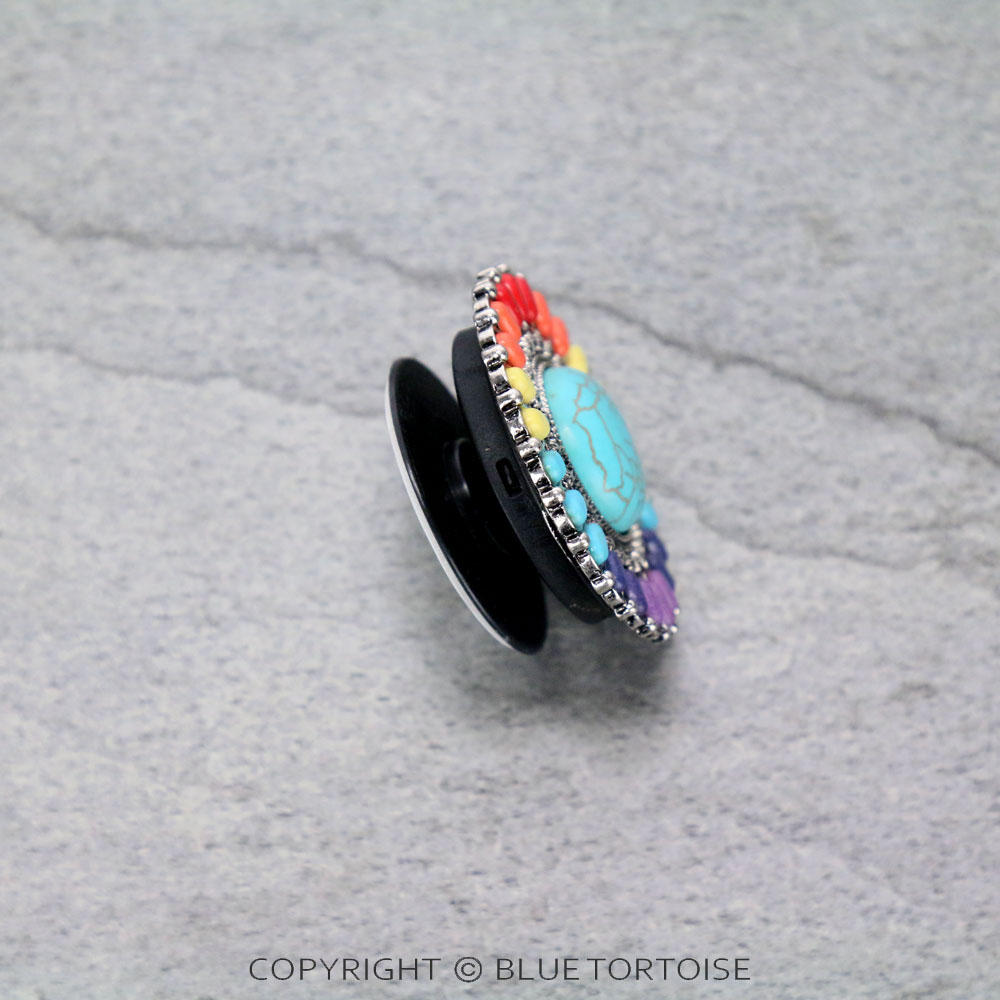 Western Concho Stone Phone Grip & Stand - Image 3