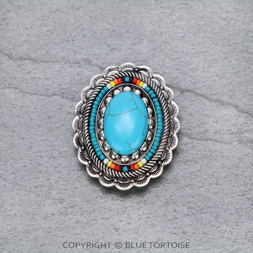 Western Concho Stone Phone Grip & Stand