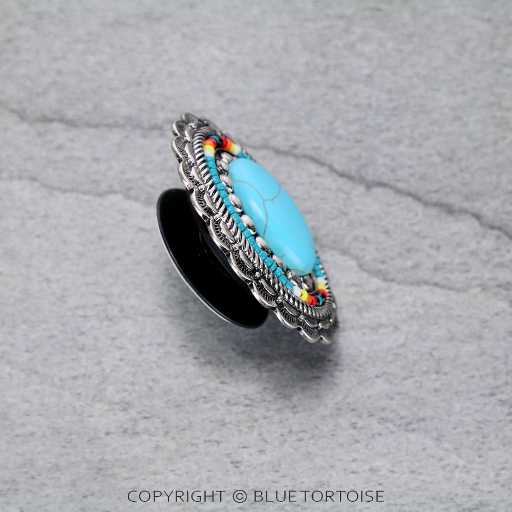 Western Concho Stone Phone Grip & Stand - Image 3