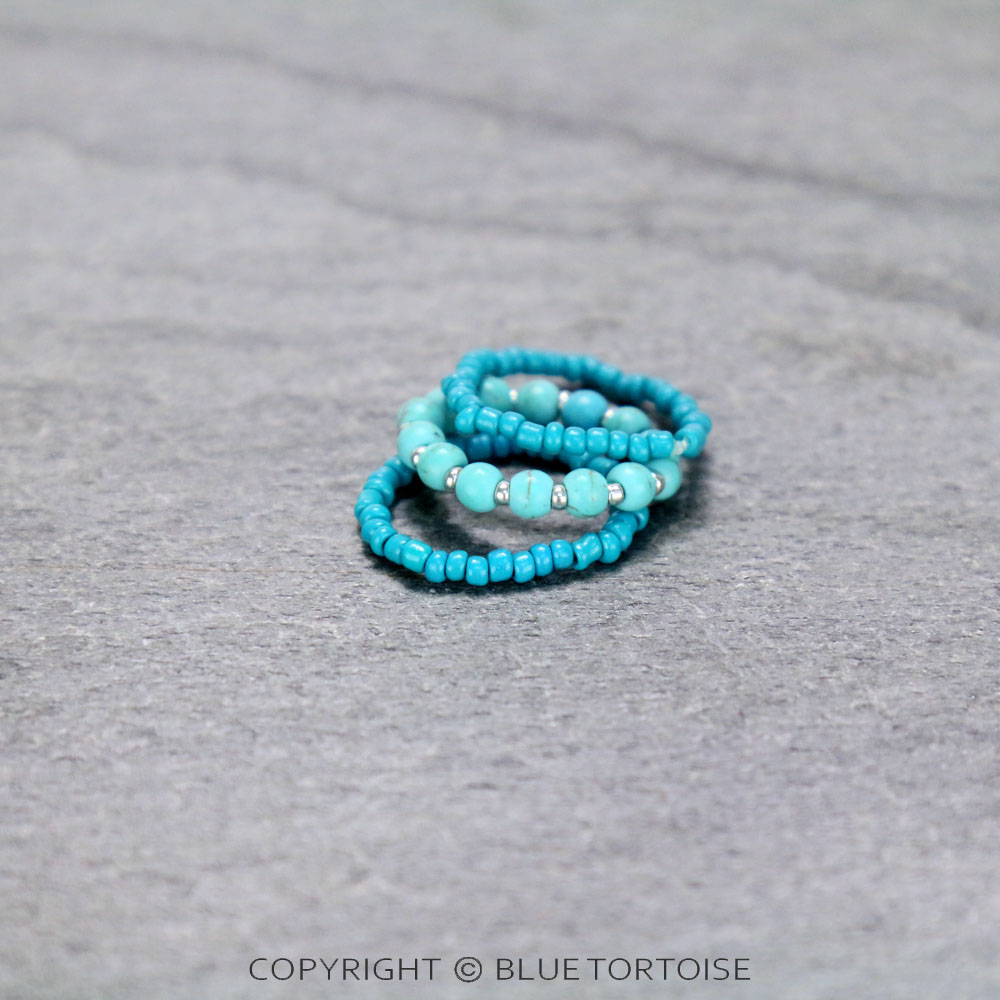 Seed Bead Stackable Ring - Image 2