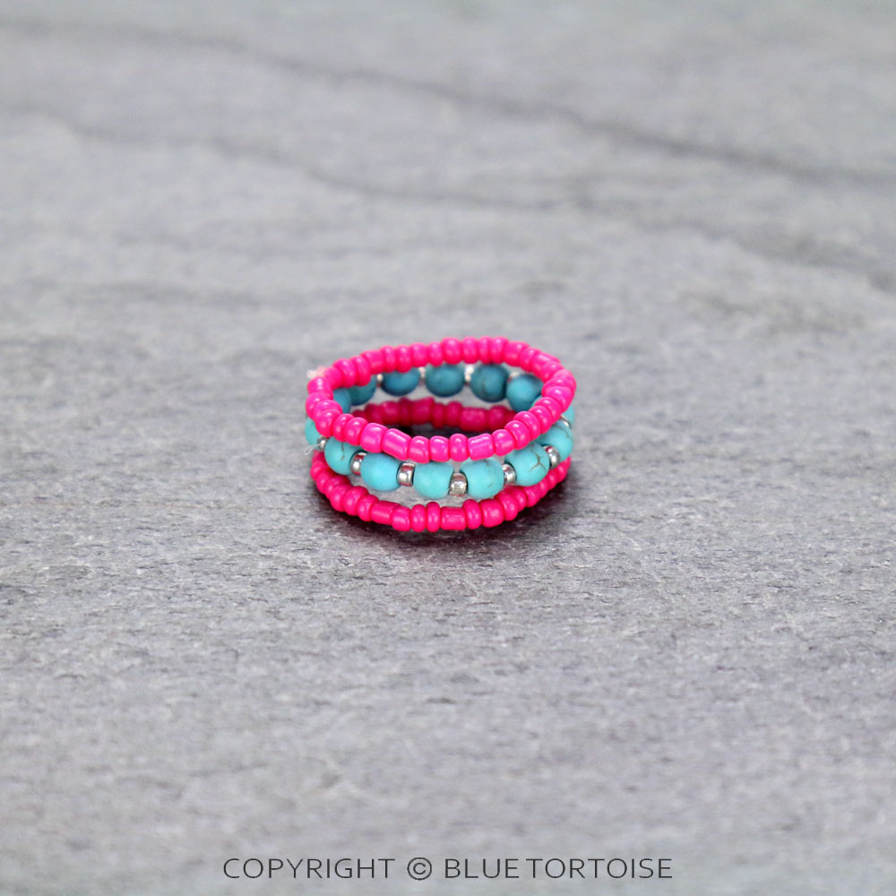 Seed Bead Stackable Ring