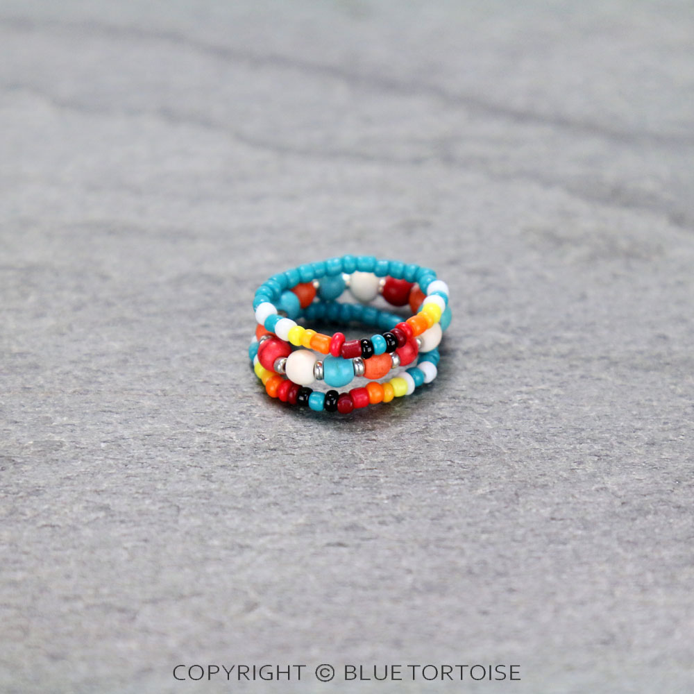 Seed Bead Stackable Ring