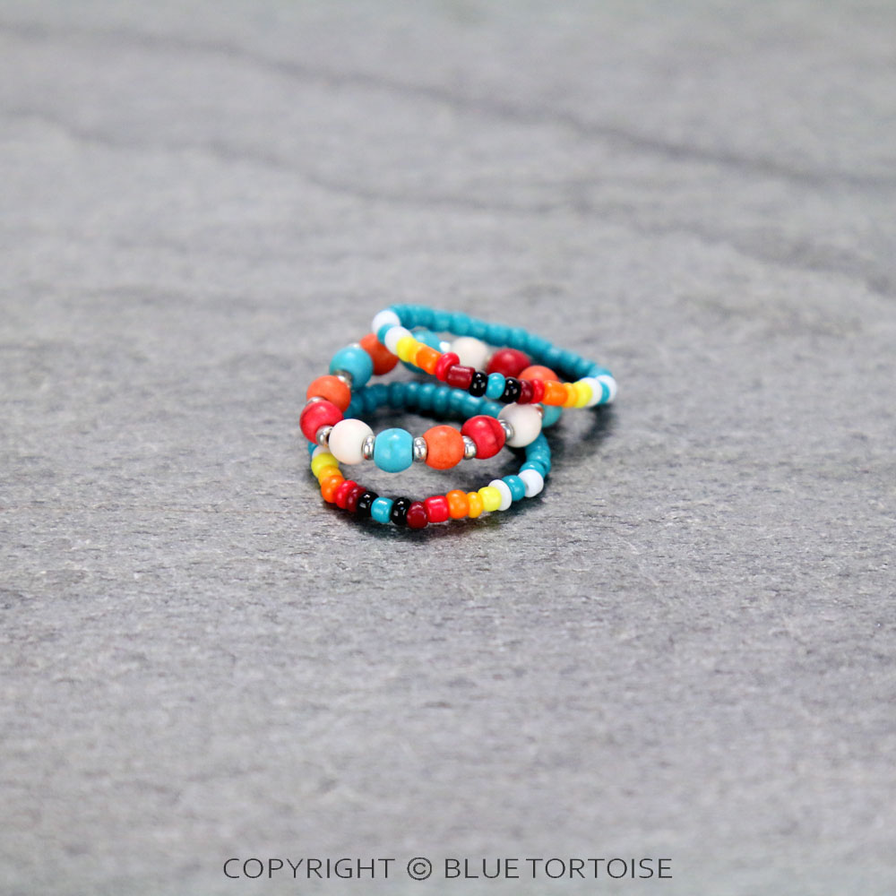 Seed Bead Stackable Ring - Image 2