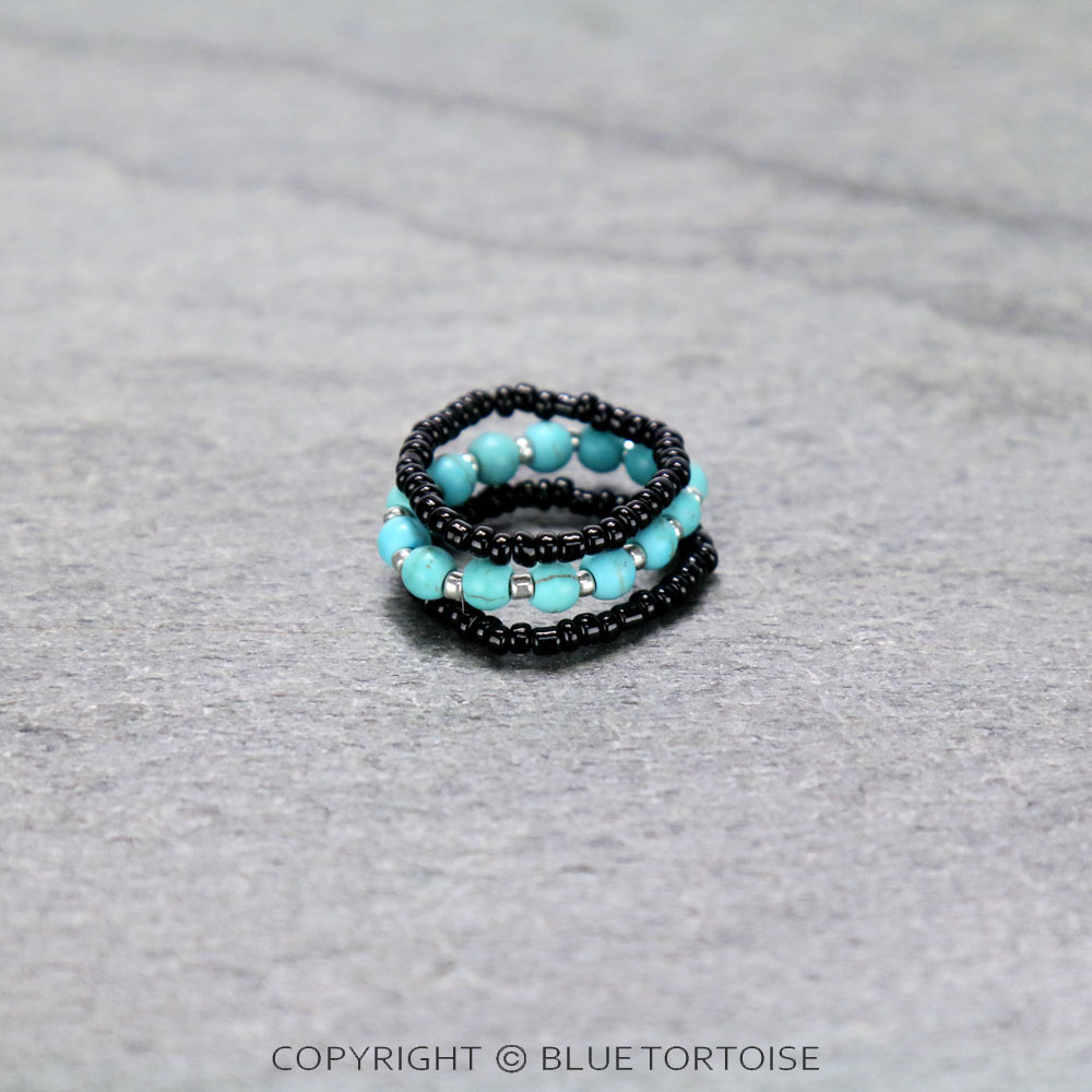 Seed Bead Stackable Ring