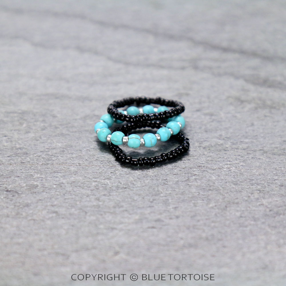 Seed Bead Stackable Ring - Image 2