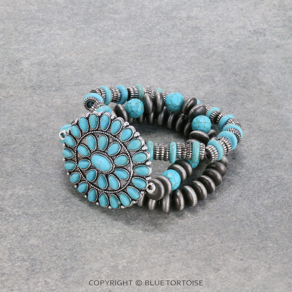 Western Concho Stackable Bracelet