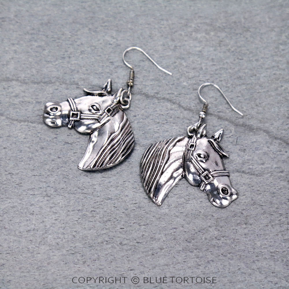 Western Horse Dangle Earrings