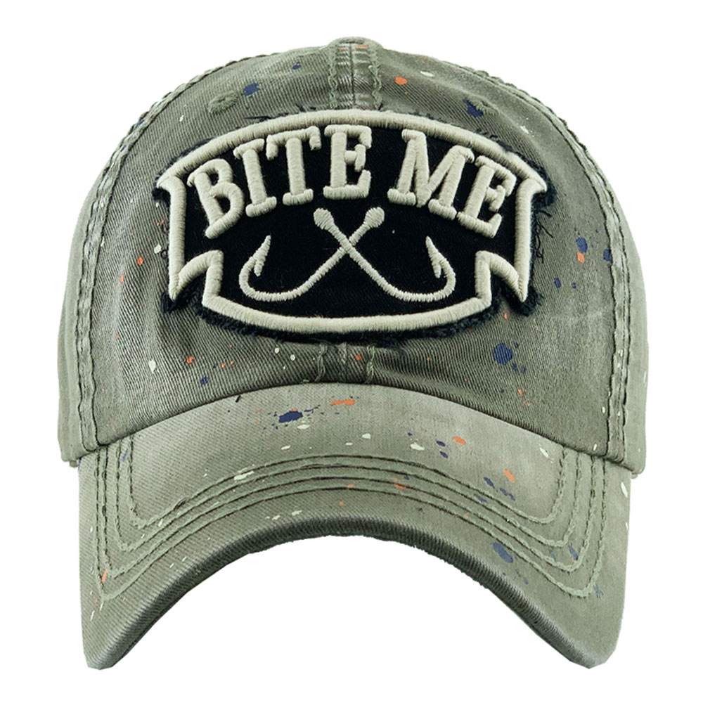 Bite Me Vintage Ballcap