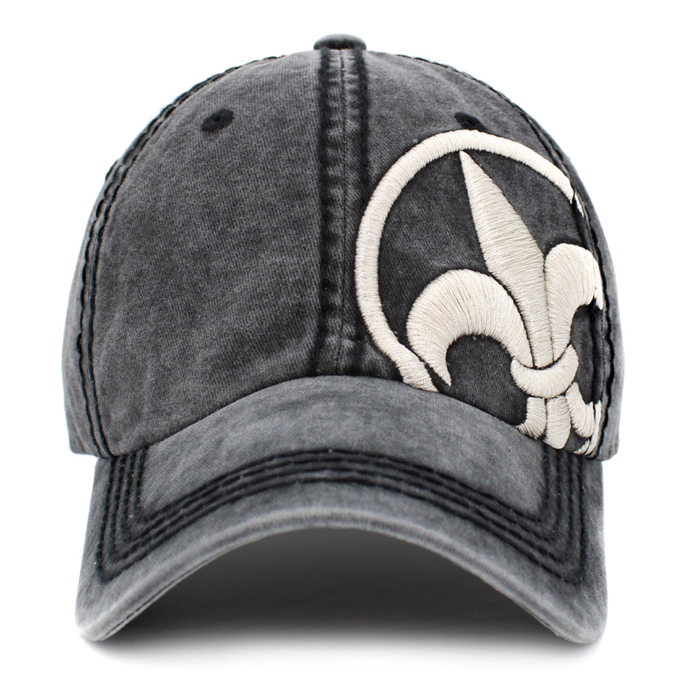 Fleur De Lis Vintage Ballcap - Image 2