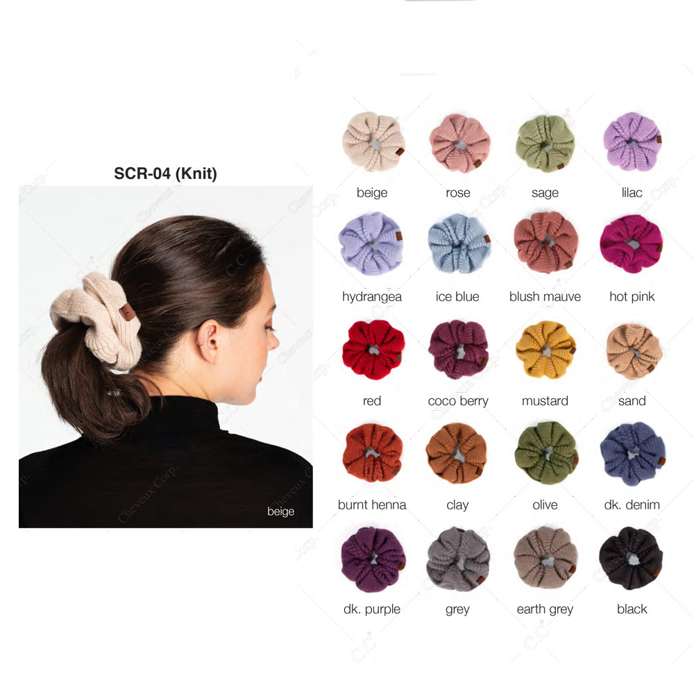 C.C Soft Knit Scrunchie - Image 2
