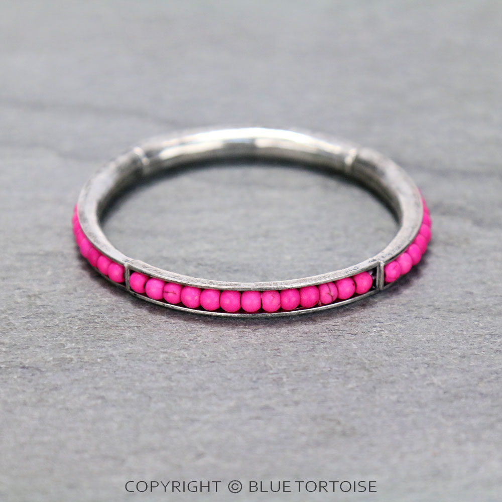 Round Beads Stretch Bracelet